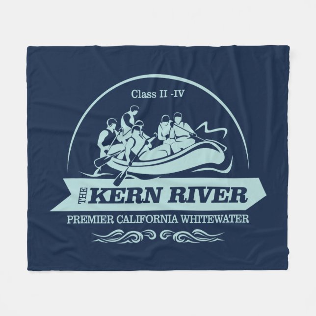 Cobertor De Velo Rio Kern (rafting 2) (Frente (Horizontal))