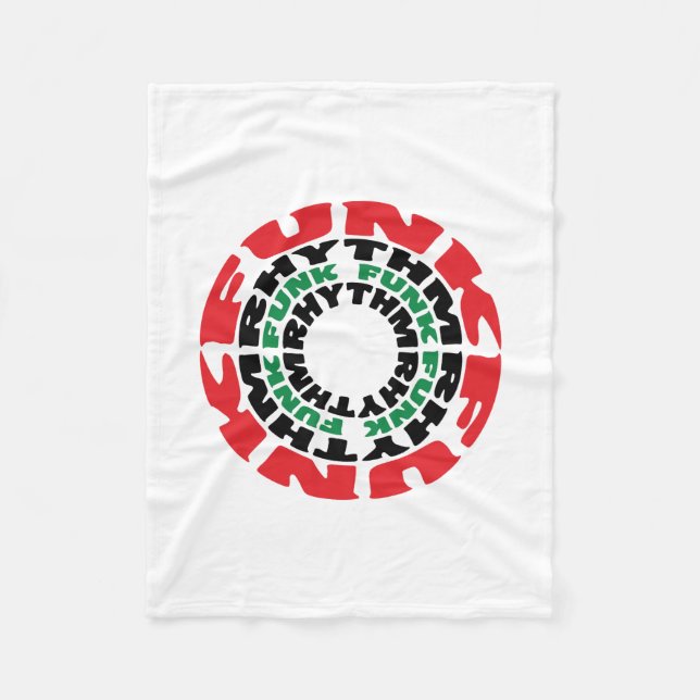 Cobertor De Velo Ritmo Funk Funk Rhythm (Frente)