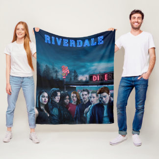 Cobertor De Velo Riverdale Outside Pop's Diner Poster