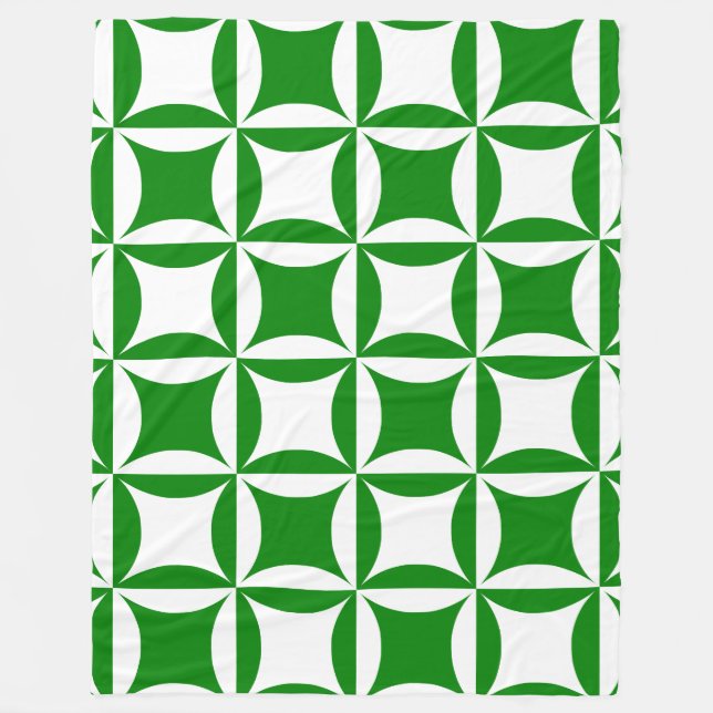 Cobertor De Velo Robbing Peter to Pay Green Patterno (Frente)