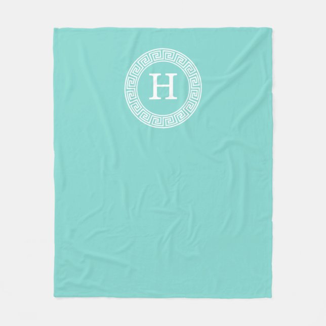 Cobertor De Velo Robin Egg Qual Quadro de Chave Grega Segunda Frame (Frente)