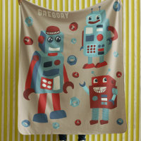 Robôs Retro-Personalizados Sci-Fi