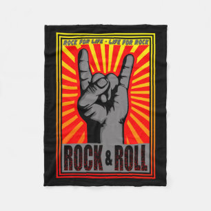 Cobertor De Velo Rock & Roll