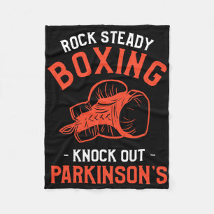 Cobertor De Velo Rock Steady Boxing elimina a consciência de Parkin