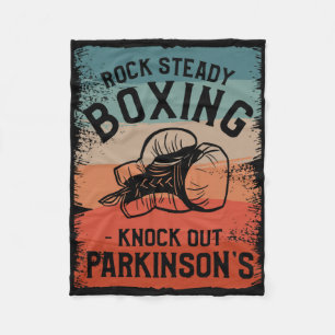 Cobertor De Velo Rock Steady Boxing elimina a consciência de Parkin