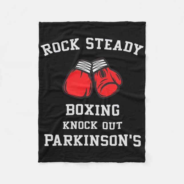 Cobertor De Velo Rock Steady Boxnock Out Parkinsons (Frente)
