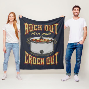 Cobertor De Velo Rocker com Sua Panela de Barro Novidade