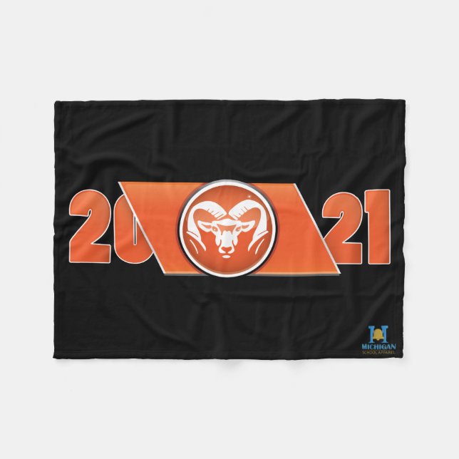 Cobertor De Velo Rockford Rams #5 (Frente (Horizontal))