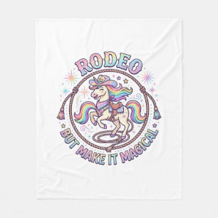 Cobertor De Velo Rodeio de Unicórnio, mas Torne-o Mágico Presente D
