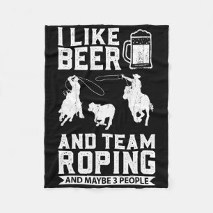 Cobertor De Velo Rodeo Cowboy Barrel Roping Horseback R