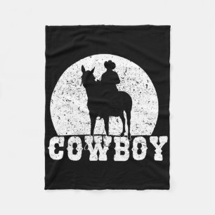 Cobertor De Velo Rodeo Horse Rider Cowboy Horseback - Gráfico