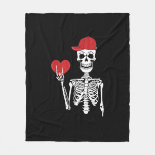 Cobertor De Velo Roll Skeleton Mãos Cabeça Dia de os namorados