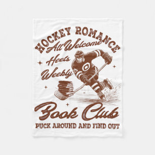 Cobertor De Velo Romance de Hockey Smut Leitor Clube do Livro Amant