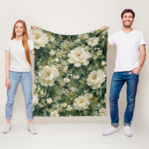 Romântico verde florestal Bloom decoração de casa 