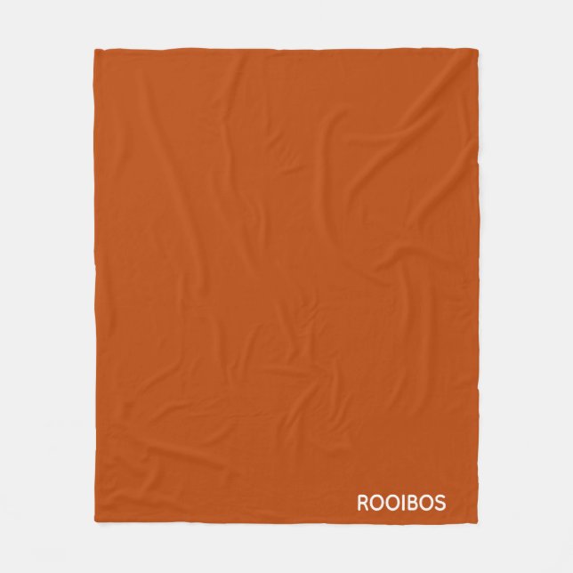 Cobertor De Velo Rooibos - cor vermelha castanho (Frente)