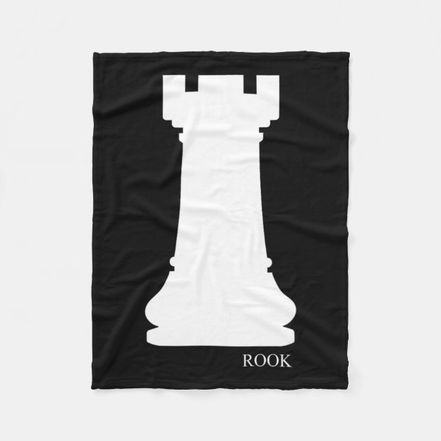 Cobertor De Velo Rook Chess Piece Group Costume Chess Club Chess Bo (Frente)