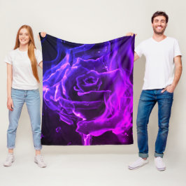 Cobertor De Velo rosa abstrato