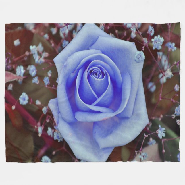 Cobertor De Velo Rosa Azul Claro (Frente (Horizontal))