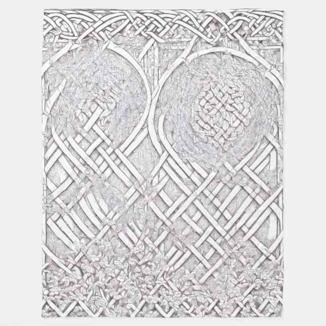 Cobertor De Velo Rosa Celta A (Frente)