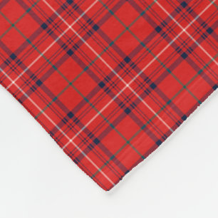 Cobertor De Velo Rosa Clan Tartan Xadrez Vermelha