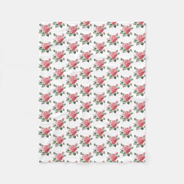 Cobertor De Velo Rosa Delicado (Frente)