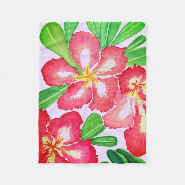 Cobertor De Velo Rosa do deserto (Frente)