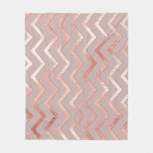 Cobertor De Velo Rosa dourado: padrão de safra elegante.