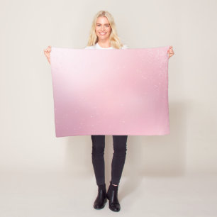 Cobertor De Velo Rosa Feminino Soft Sparkle Ombre Menina