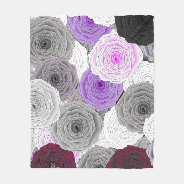 Cobertor De Velo Rosa Fleece Blanket (Frente)