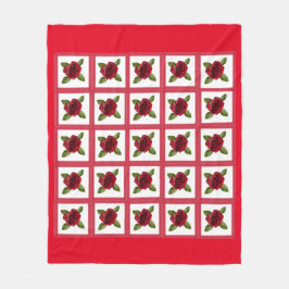 Cobertor De Velo Rosa Fleece Blanket