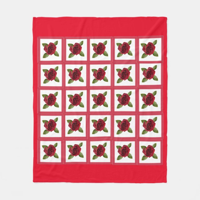 Cobertor De Velo Rosa Fleece Blanket (Frente)