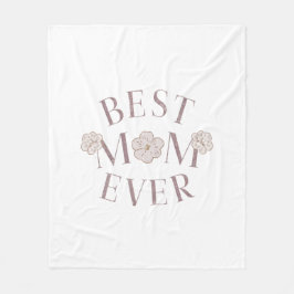 Cobertor De Velo Rosa Floral Melhor Mãe