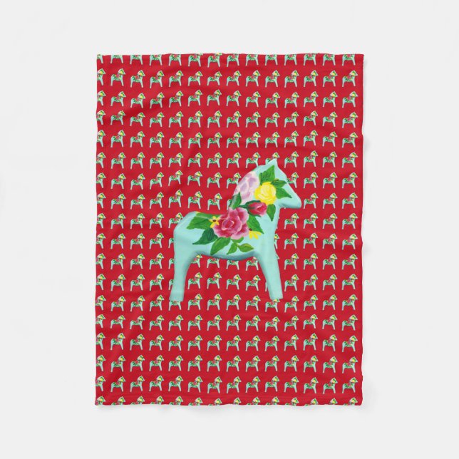 Cobertor De Velo Rosa Horse Blanket (Frente)