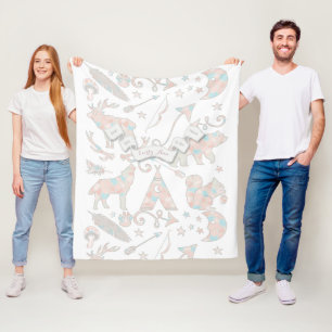 Cobertor De Velo Rosa Quartz, Lipet Shell Pink e Peach Echo Moon