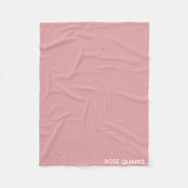 Cobertor De Velo Rosa Quartz - nome cor rosa (Frente)