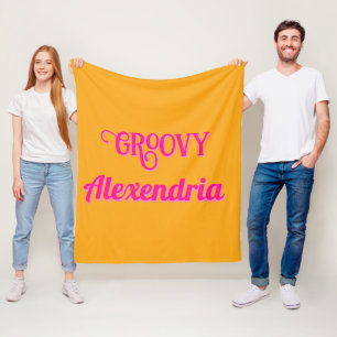 Cobertor De Velo Rosa quente personalizado e laranja