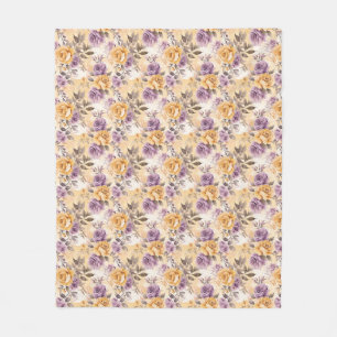 Cobertor De Velo Rosa sem costura em amarelo, roxo e Lavanda