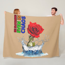 Cobertor De Velo rosa vermelha 3D Floree Blanket!