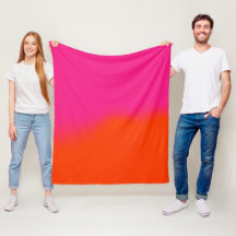 Rosa Vibrante e Laranja Ombré