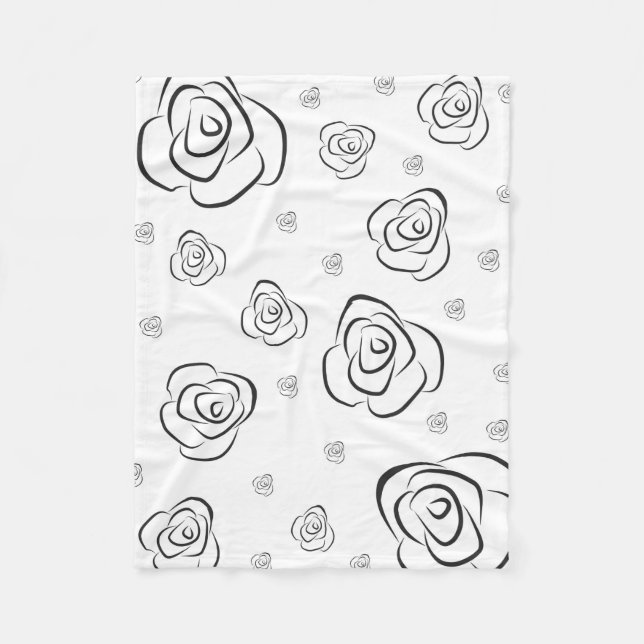 Cobertor De Velo Rosas (Frente)