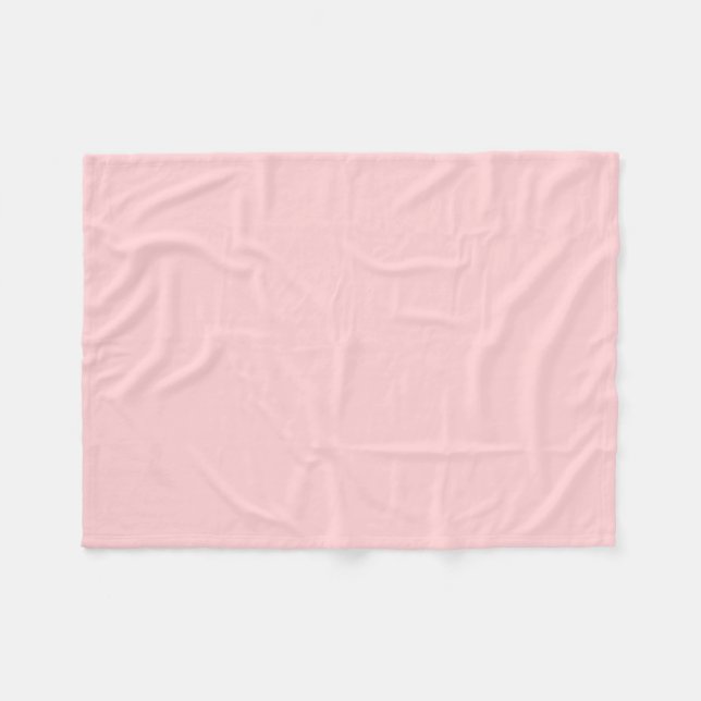 Cobertor De Velo Rosas claro sólidas (Frente (Horizontal))