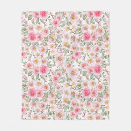 Cobertor De Velo Rosas de jardim de delírio