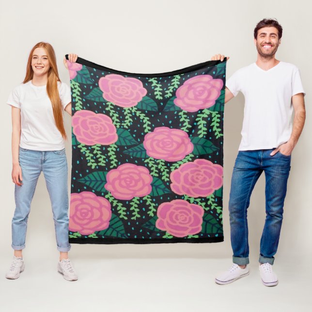 Cobertor De Velo Rosas de Lixo Rosa (In Situ)
