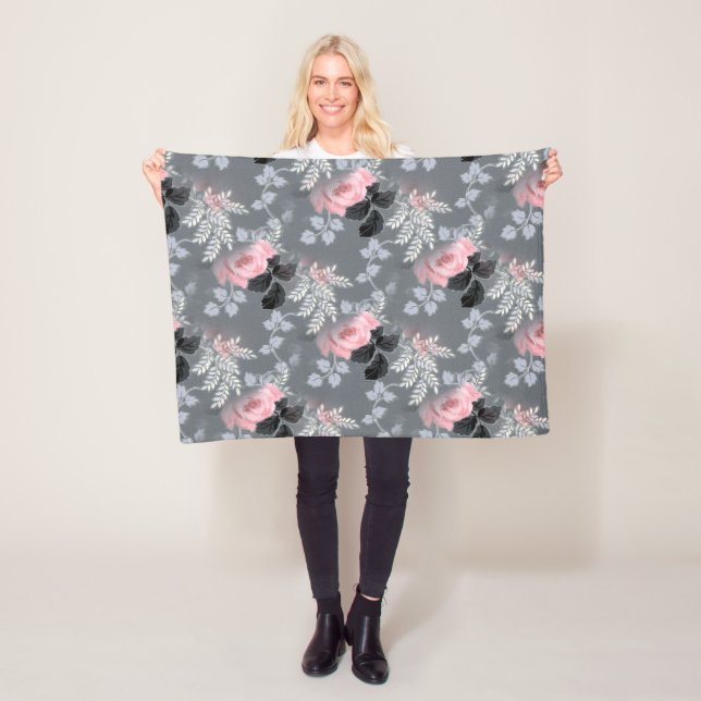 Cobertor De Velo Rosas Rosa Suaves (In Situ)