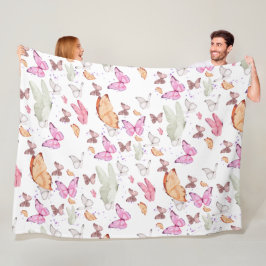 Cobertor De Velo rose gold butterfly