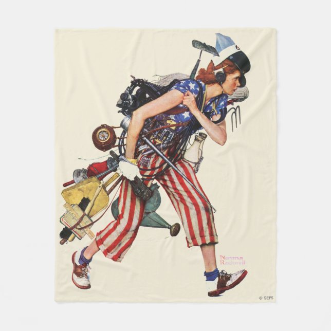 Cobertor De Velo Rosie para o resgate (Frente)