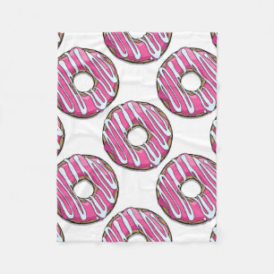 Cobertor De Velo Rosquinha cor-de-rosa dos desenhos animados com