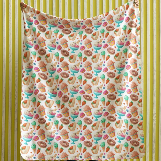 Cobertor De Velo ROSQUINHAS e SORVETE (Criador carregado)