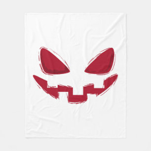 Cobertor De Velo Rosto de Abóbora de Halloween