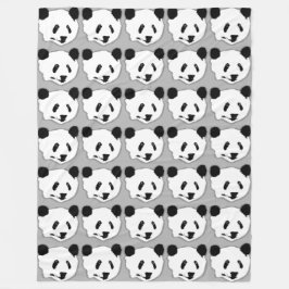 Cobertor De Velo Rosto de Panda Gigante